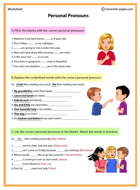 Personal Pronouns